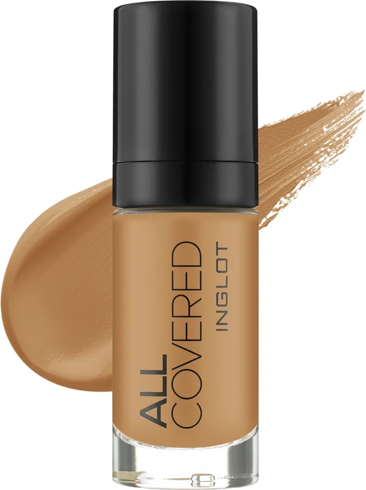 Тональный крем Inglot All Covered Face Foundation стойкий кроющий, 30 мл, оттенок MW006