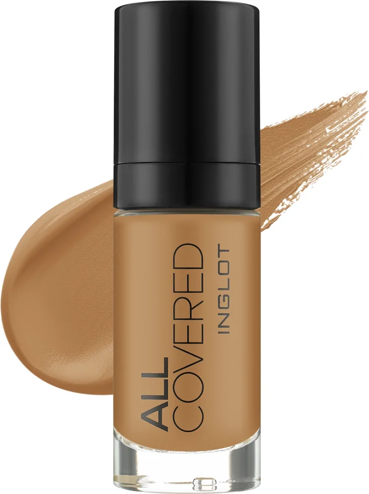 Тональный крем Inglot All Covered Face Foundation стойкий кроющий, 30 мл, оттенок MW007