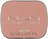 NAM Make Up Rozświetlacz do twarzy - Хайлайтер для лица NAM Smart Jelly Highlighter гелевый, 10 г, оттенок 01 - California Sun — фото 1