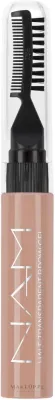 NAM Make Up Żel do brwi - Гель для бровей NAM Half Transparent Brow Gel полупрозрачный, со щёточкой и гребешком, 8 мл