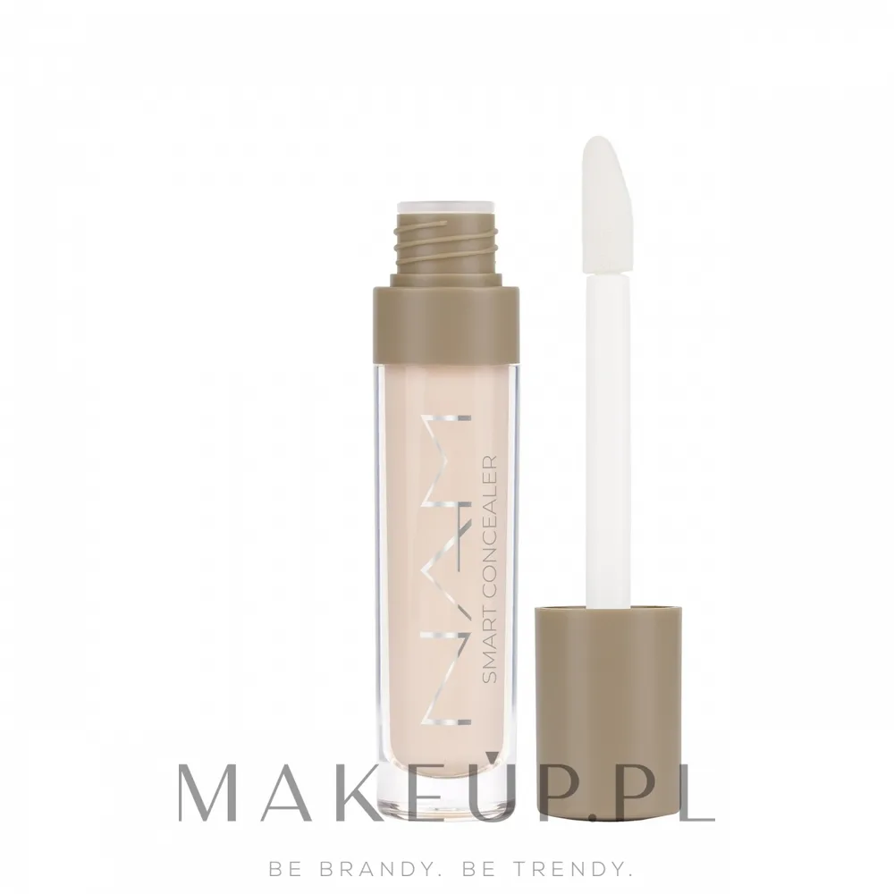 NAM Make Up Korektor do twarzy - Корректор для лица NAM Smart Concealer с лёгкой текстурой, выравнивает тон, 7 мл, оттенок 02