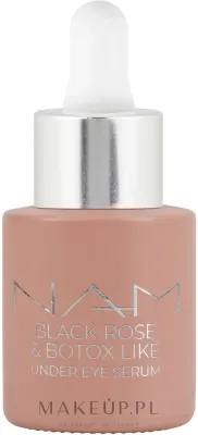 NAM Make Up NAM Home Black Rose & Botox Like Under Eye Serum - NAM Home Black Rose & Botox Like сыворотка с гиалуроновой кислотой, экстрактом чёрной розы и пептидом для кожи вокруг глаз и лица, 18 мл