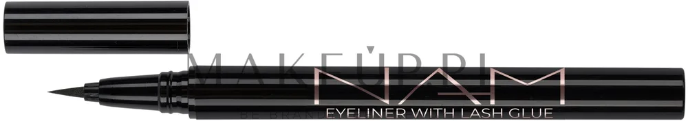 NAM Make Up Żelowy eyeliner do oczu - Подводка для глаз с клеем для накладных ресниц NAM Eyeliner With Lash Glue, гелевая, 1 г, оттенок Black