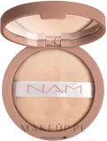 NAM Make Up Sypki puder do twarzy - Рассыпчатая фиксирующая пудра NAM Setting Pink Powder розовая, 8 г — фото 2
