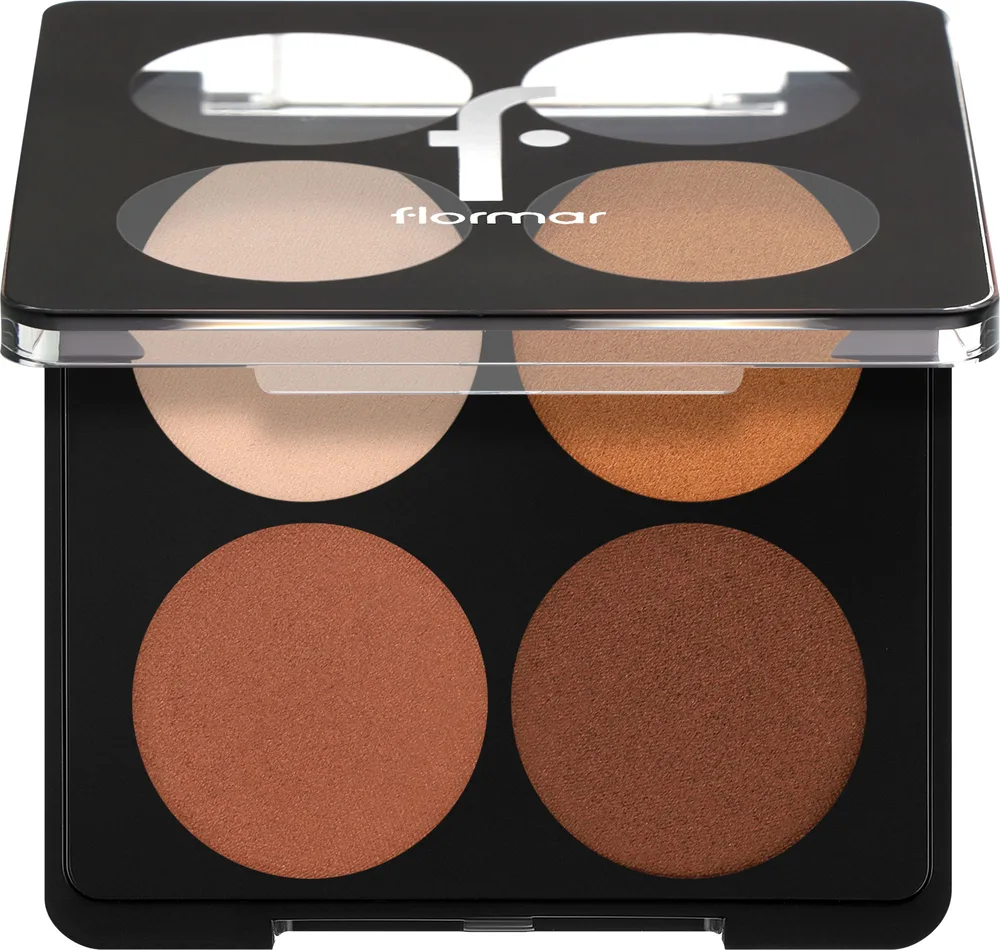 Палетка теней для век Flormar Color Palette Eyeshadow 4 оттенка, оттенок 003 - Bronze Goddess