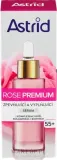 Astrid Rose Premium 55+ — укрепляющая сыворотка для зрелой кожи с розой, коллагеном и гиалуроновой кислотой, 30 мл — фото 1