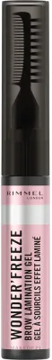Гель для ламинирования бровей Rimmel Wonder'Freeze Brow Lamination Gel пигментированный, с двусторонней щёточкой, 6 г