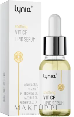 Lynia Soothing Vit CF Lipid Serum — масляная успокаивающая сыворотка с витаминами C и F, 15 мл