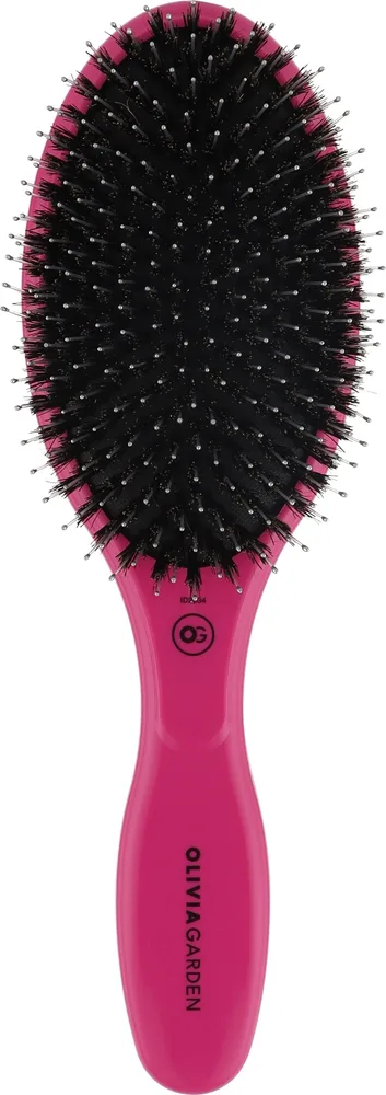 Щётка для волос Olivia Garden Expert Care Oval Boar & Nylon Bristles Pink