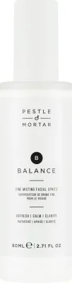 Pestle & Mortar Pestle & Mortar Balance Fine Misting Facial Spritz - Спрей для лица Pestle and Mortar Balance Fine Misting Facial Spritz успокаивающий, для всех типов кожи, 80 мл