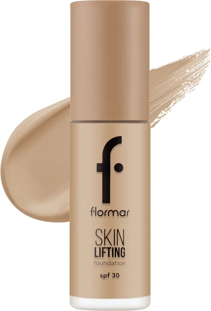 Тональный крем Flormar Skin Lifting Foundation SPF 30 с эффектом лифтинга увлажняющий, 30 мл, оттенок 080 - Golden Beige