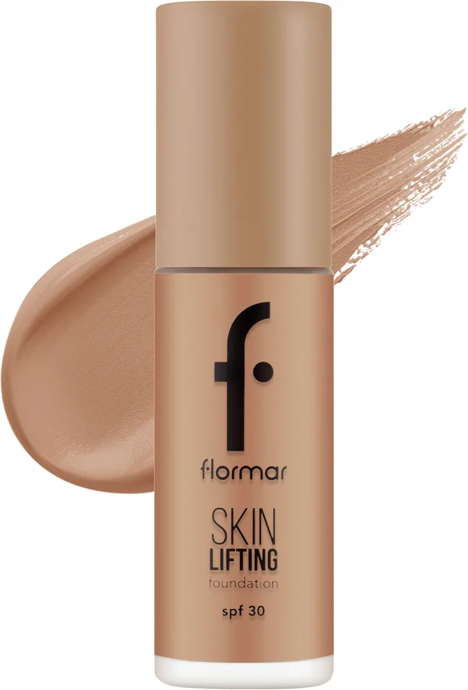 Тональный крем Flormar Skin Lifting Foundation SPF 30 с эффектом лифтинга увлажняющий, 30 мл, оттенок 140 - Tan