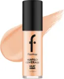 Тональная основа Flormar Perfect Coverage Mat Touch Foundation матирующая, 30 мл, оттенок 308 - Fair Ivory — фото 1
