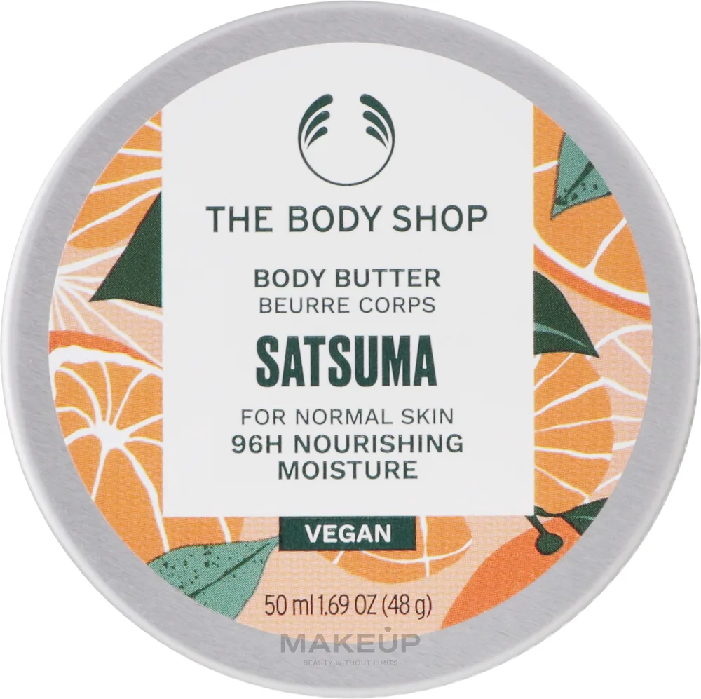 The Body Shop Satsuma Body Butter масло для тела с маслом сацумы и ши, цитрусовый аромат, 50 мл / 200 мл