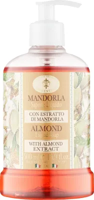 Saponificio Artigianale Fiorentino Saponificio Artigianale Fiorentino Almond Liquid Soap - Мыло жидкое Saponificio Fiorentino Almond с миндалём, 500 мл
