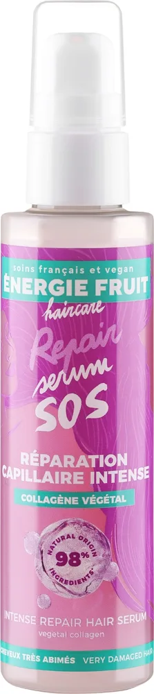 Восстанавливающая несмываемая сыворотка для волос Energie Fruit Serum SOS Repairing Intense Bio, 75 мл