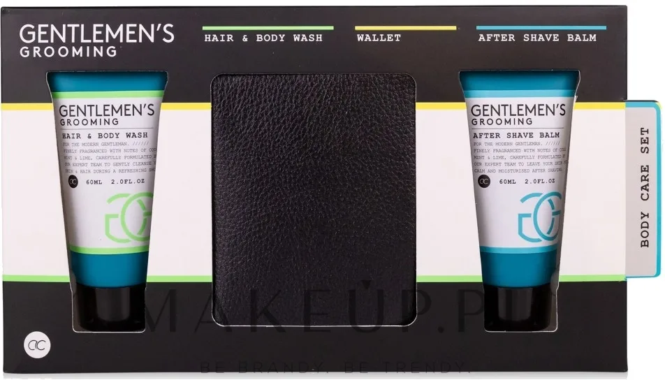 Набор Accentra Men's Collection Cool Mint & Lime гель для душа 60 мл бальзам после бритья 60 мл и аксессуар