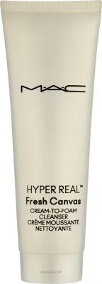 MAC M.A.C. Hyper Real Cream-To-Foam Cleanser - Пенка для умывания M.A.C. Hyper Real Cream-To-Foam Cleanser кремовая, для очищения лица, 30 мл