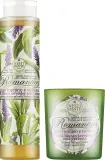 Набор Nesti Dante Romantica Tuscan Lavender & Verbena жидкое мыло 300 мл и ароматическая свеча 160 г — фото 1
