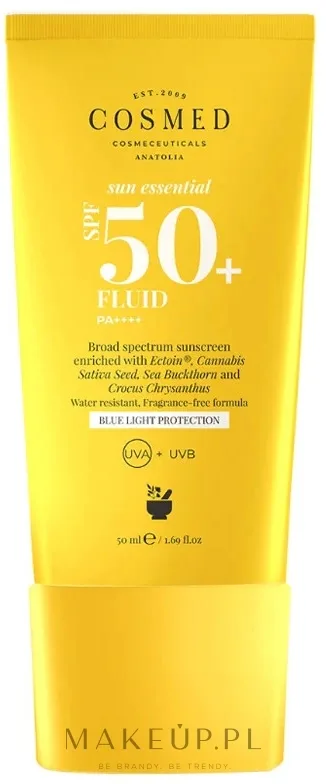 Флюид солнцезащитный Cosmed Sun Essential SPF50+ Fluid, с ниацинамидом, 50 мл