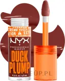 NYX Professional Makeup Błyszczyk do ust - Блеск для губ NYX Duck Plump с эффектом объёма, оттенок 14 - Hall Of Flame — фото 4