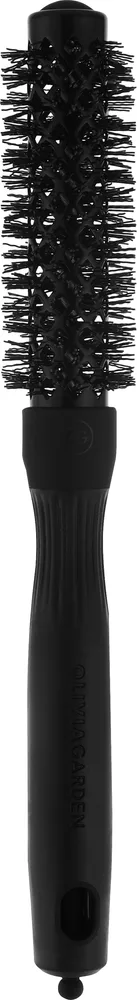 Круглая щётка для укладки волос Olivia Garden Essential Blowout Shine Wavy Black 20 мм
