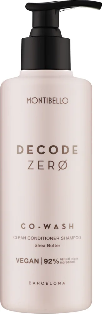 Шампунь-кондиционер Montibello Decode Zero Co-Wash Clean Conditioner Shampoo с маслом ши, питательный, 250 мл