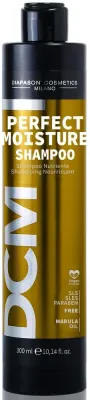 Шампунь DCM Perfect Moisture увлажняющий, с маслом марулы и льняным маслом, для всех типов волос