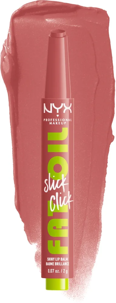 NYX Professional Makeup Nabłyszczający balsam do ust - Оттеночный бальзам для губ NYX Fat Oil Slick Click, оттенок 19 - Caption This