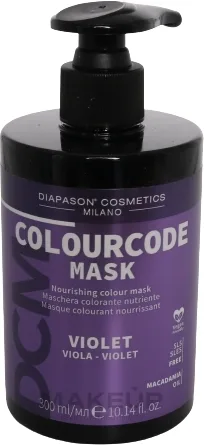Тонирующая маска для окрашенных волос DCM Colourcode поддержание цвета, масло макадамии, растительный протеин, блеск, 300 мл, оттенок Violet