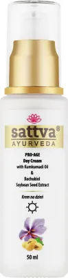 Крем для лица Sattva Ayurveda Pro-age дневной с бакучиолом и кумкумади 50 мл