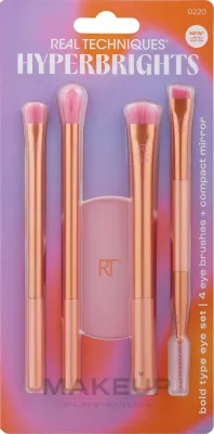 Набор Real Techniques Hyperbrights Eye кисти 307 320 321 кисть для бровей 600 и зеркальце