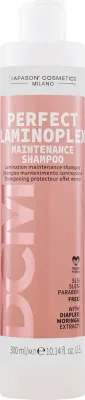 Шампунь DCM Perfect Laminoplex с эффектом ламинирования, с маслом моринги и камелии, без SLS/SLES, 300 мл