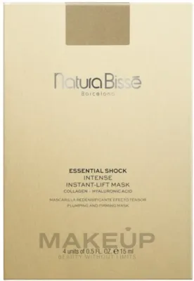 Natura Bisse Essential Shock Intense Instant-Lift Mask — лифтинг-маска для лица с коллагеном и гиалуроновой кислотой, 4×15 мл
