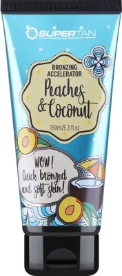 Ускоритель загара Supertan Peaches & Coconut бронзер тройной активатор 150 мл