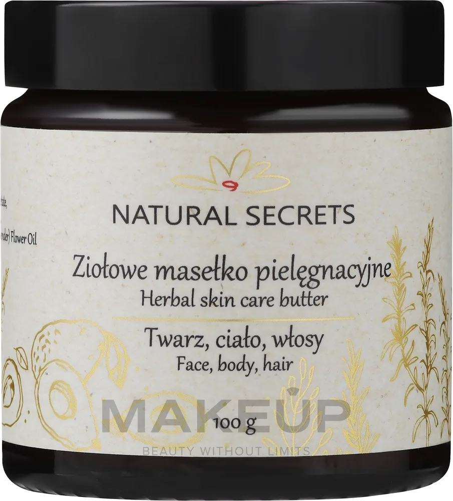 Травяное масло-баттер для лица тела и волос Natural Secrets Herbal