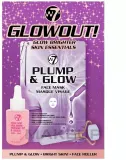 Набор для лица W7 Glowout! сыворотка тканевая маска и роликовый массажер с глицерином 30+23 мл уценка — фото 2