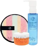 Набор для лица W7 Double Cleansing гель для умывания и очищающий бальзам с аксессуаром 120+70 мл уценка — фото 2