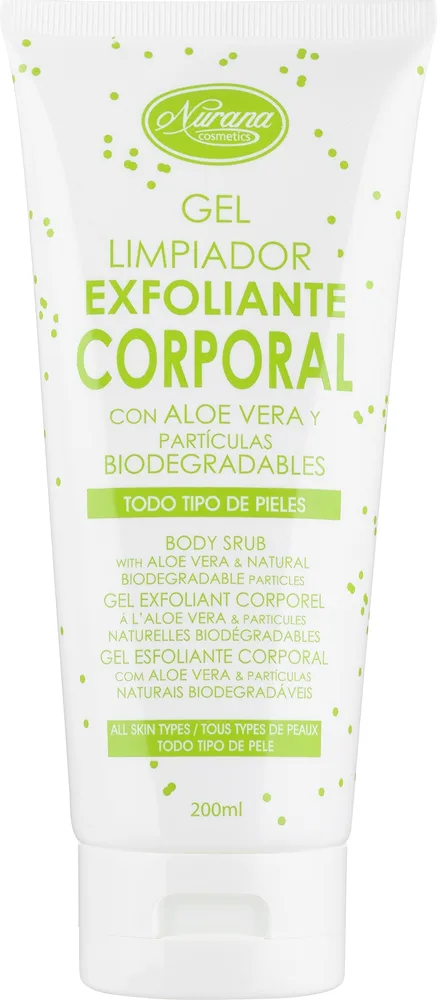 Nurana Nurana Facial And Body Scrub Gel - Гель-скраб для лица и тела с отшелушивающими частицами 200 мл