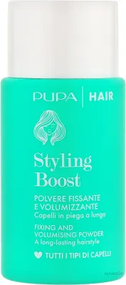 Пудра для фиксации и объёма волос Pupa Styling Boost Fixing and Volumising Powder, с пантенолом, 7 г