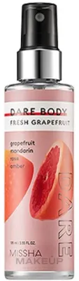 Мист для тела Missha Dare Body Fresh Grapefruit смягчающий, с ароматом грейпфрута, 105 мл