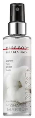 Мист для тела Missha Dare Body Mist Pure Bed Linen смягчающий, со свежим ароматом, 105 мл