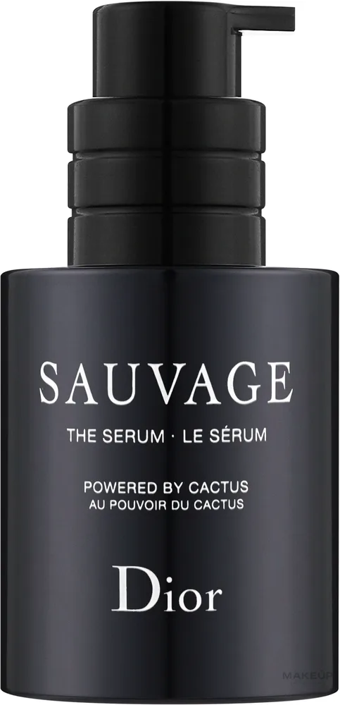 Dior Sauvage The Serum Powered By Cactus — сыворотка для лица с экстрактом кактуса и гиалуроновой кислотой, 50 мл