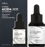 IsNtree Hyper Acid 4 AHA BHA PHA LHA 30 отшелушивающая кислотная сыворотка для лица 20 мл — фото 2