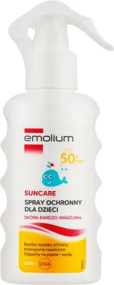 Emolium Suncare Mineral Spray SPF 50+ спрей солнцезащитный для детей минеральный, для чувствительной кожи, с маслом рапса 175 мл