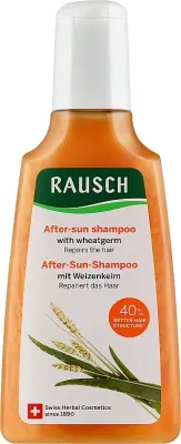 Шампунь Rausch After Sun для волос после солнца, с ростками пшеницы, подсолнечником и алоэ вера, 200 мл