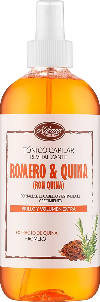 Тоник для волос Nurana Rosemary And Quina Capillary Tonic с экстрактами розмарина и хинного дерева, 500 мл