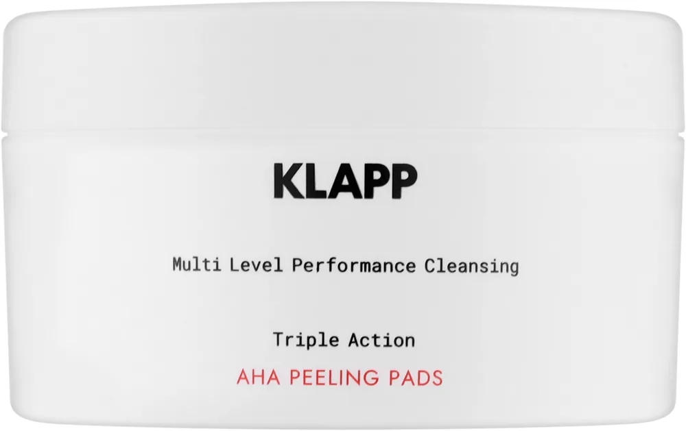 Пилинг-пэды для лица Klapp Multi Level Performance Triple Action AHA Peeling Pads с комплексом кислот, 40 шт