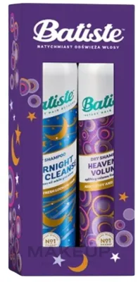 Набор сухих шампуней Batiste Overnight Light Cleanse Dry Shampoo и Heavenly Volume, 2 по 200 мл