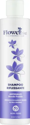 Тонирующий шампунь FlowerTint Riflessante холодный блонд против желтизны, с фиолетовым пигментом, 200 мл